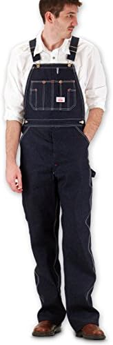 Round House Men's Rigid Denim Overalls