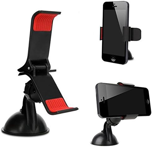 MiiRii 360 Degree Car Suction Cup Mount Stand Bracket Phone Holder Clip For iPhone 5S Samsung S5 GPS For HTC For PDA