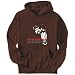 Hoodie Mens Brown " I love my Border Terrier " Dogs