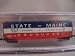 N GUAGE BOXCAR STAE OF MAINE TRAIN STEEL FRAME BOX CAR