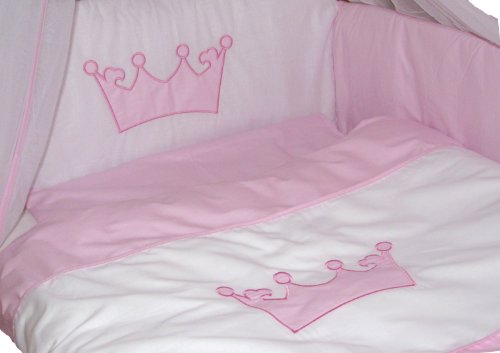 Baby Bettwäsche Set KRONE Voile
