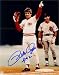 Pete Rose Autographed/Hand Signed Cincinnati Reds Hit Record 8x10 Photo