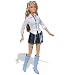 Fashion Skirts | Best Denim Skirts | Fashion Denim Skirts | Hot Denim Skirts - J1408 - White Jacket with Denim Skirt Barbie Fashion Fever Doll - 18