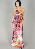 Multi Animal Print Halter Formal