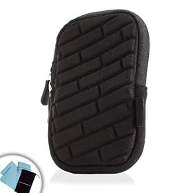 Durable Molded NeoArmor Carrying Case for Sony Cyber-shot DSC W650 , DSC WX150 , DSC WX50 and Many More Digital Cameras! ** Includes Microfiber Cloth and Accessory Bag! **