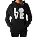 Tstars Volleyball Hoodies Gifts for Teen Girls Women Fans Team Players Love Sweatshirt Hoodie Large Black