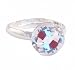 Ring - R64 - Swarovski TM Crystal Stone (10mm) on Adjustable Sterling Silver Band