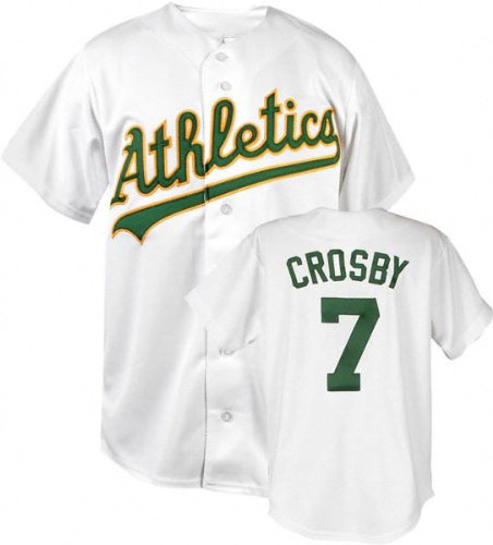 Bobby Crosby Majestic MLB Home Replica Oakland Athletics Youth Jersey