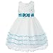 Richie House Girls' Princess Dress with Layered Bottom RH1390