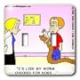 Londons Times Funny Bugs and Slugs Cartoons - Veterinarian Confusion - Light Switch Covers - double toggle switch