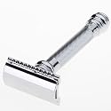 Merkur of Solingen 'Barber Pole' Nickel Safety Razor