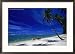 Riding Horses along the Palm Fringed Beach at Tambua Sands Resort, Coral Coast, Viti Levu, Fiji Framed Photographic Poster Print by David Wall, 29x21