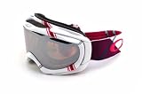 Oakley AMBUSH Snow Goggle White Arcaid Plaid with Black Iridium lens 01 794 White Arcade Plaid, Black Iridium One Size