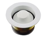Mr. Scrappy Custom Color Brass Sink Flange/Stopper Set, White