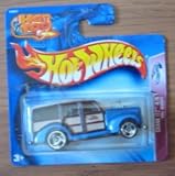 Hot Wheels 2004 Crank Itz 4/5 '40s Woody BLUE 146 SHORT CARD