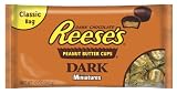 Reese's Dark Chocolate Peanut Butter Cup Miniatures, 12-Ounce Bags (Pack of 4)