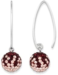 Sterling Silver Swarovski Elements Norman Spirit Ball Earrings