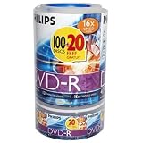 Philips DVD-R 16x, 120 pi�ces en handlepar Philips