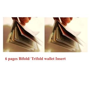 Buy 2 PCS Plastic Inserts for Trifold or Bifold Wallets New