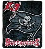 Tampa Bay Buccaneers 50x60 Roll Out Style Royal Plush Raschel Throw Blanket