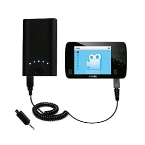 High Capacity Rechargeable External Battery Pocket Charger for the Philips GoGear SA6046/37 - uses Gomadic TipExchange Technology High Capacity Rechargeable External Battery Pocket Charger for the Philips GoGear SA6046/37 - uses Gomadic TipExchange Technology