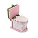 Wooden Dolls House Furniture Set Dollhouse Miniatures Bathroom Set Kids Gift
