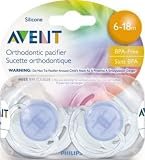 Philips Avent BPA Free Translucent Pacifier, 0-3 Months, Colors May Vary (4-Pack)