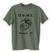 USMC Semper Fi Marines Eagle, Globe and Anchor Short Sleeve T-Shirt in Military Green
