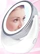 LED Double Sided Lighted 1X/5X Mirror, Battery Operated