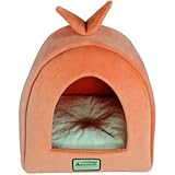 Armarkat Cat Bed C10HCS/MB, Orange and Ivory