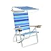 Deluxe 4 position Aluminum Beach Chair w/ Canopy