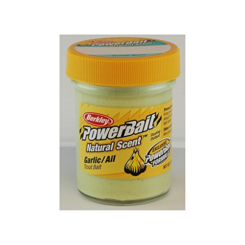 PowerBait Natural Scent Trout Bait, Garlic, Dough - Garlic