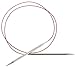 ChiaoGoo 40-Inch Red Lace Stainless Steel Circular Knitting Needles, 17/12.75mm
