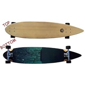 Starlite Skateboards BAMBOO PALMS Complete Longboard by