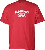 Detroit Red Wings -Red- Center Ice RBK Practice T-Shirt