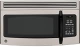 GE Spacemaker JNM1541MPSA 1.5 cu. ft. Over-the-Range Microwave Oven with 300 CFM Venting System, 950 Cooking Watts, Auto/Time Defrost and Non-Vented Installation: Silver