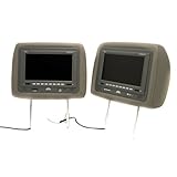 Pair of New Tview T7929dvpl-gray Headrests with 9' Tft Car Monitors Built in + Built in Dvd/cd/mp3/divx Player + Built in Fm Modulator + Ir Transmitter + Usb Input and Sd Card Reader + 2 Remotes + 2 Year Warranty