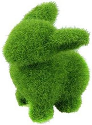 Home Decorations Artificial grass animal rabbit bunny shape designs 4.7"