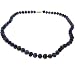 14k Yellow Gold 6.5-7mm Black Cultured Freshwater Pearl Neclace 18″