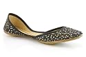 Unze Printed Base With Sequin Khussa - 5555