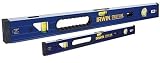 IRWIN Strait-Line 2035701 48-Inch Box Beam Level With FREE 24-Inch Box Beam Level