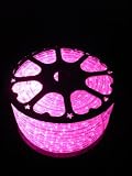 150Ft Rope Lights; Pink LED Rope Light Kit; 1.0"LED Spacing; Christmas Lighting; outdoor rope lighting