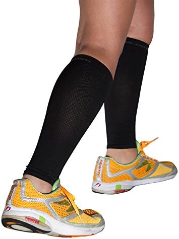 Compression Leg Sleeves with Copper - PureCompression Running Compression Copper Sleeves for Runners