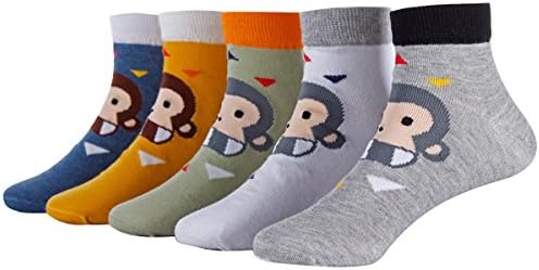Boys Summer Thin Section Sports Socks(5 Pairs)