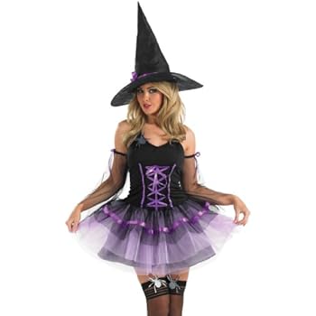 Violet Tutu Sorcière - Adulte Halloween Costume de déguisement