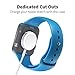 Orzly ULTIMATE PACK for Apple Watch (38 MM) - Pack Includes Orzly Compact-Stand & Multi-Pack of 20 Assorted Colour Orzly FacePlates