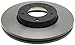 ACDelco Silver 18A350A (19287191) Non-Coated Front Disc Brake Rotor