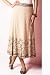 Per Una Pure Cotton Embroidered Panelled Skirt