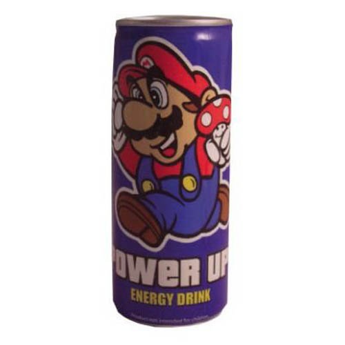 Nintendo Super Mario Bros Power Up Energy Drink