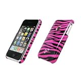 41p68JBQYFL. SL160  Apple iPhone 3G, 3Gs Stealth Cover Polycarbonate Shell Case, Hot Pink/Black Zebra Print